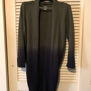 Venus Olive/Black Hombre open-front cardi, XL